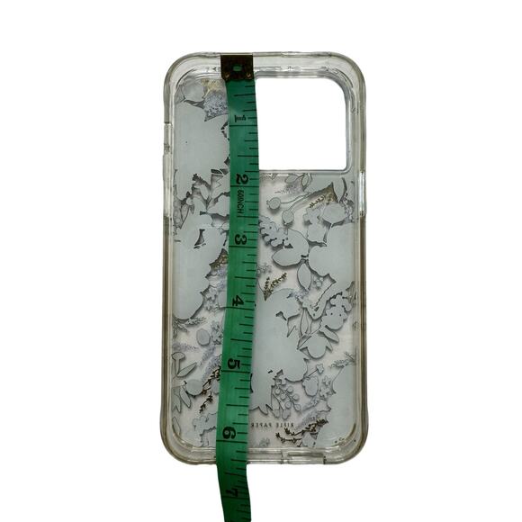 RIFLE PAPER CO *NEW* Clear Garden Party Blue Case for Apple iPhone 14 PRO 6.7" - Picture 6 of 6